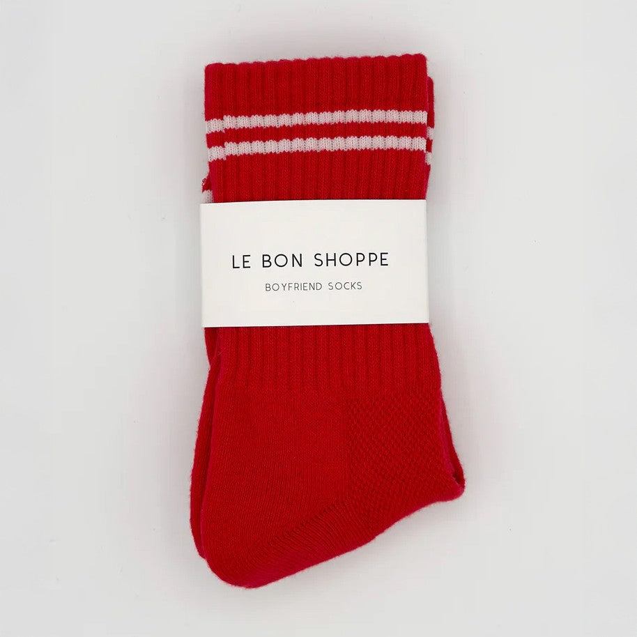 Boyfriend Socks - Red