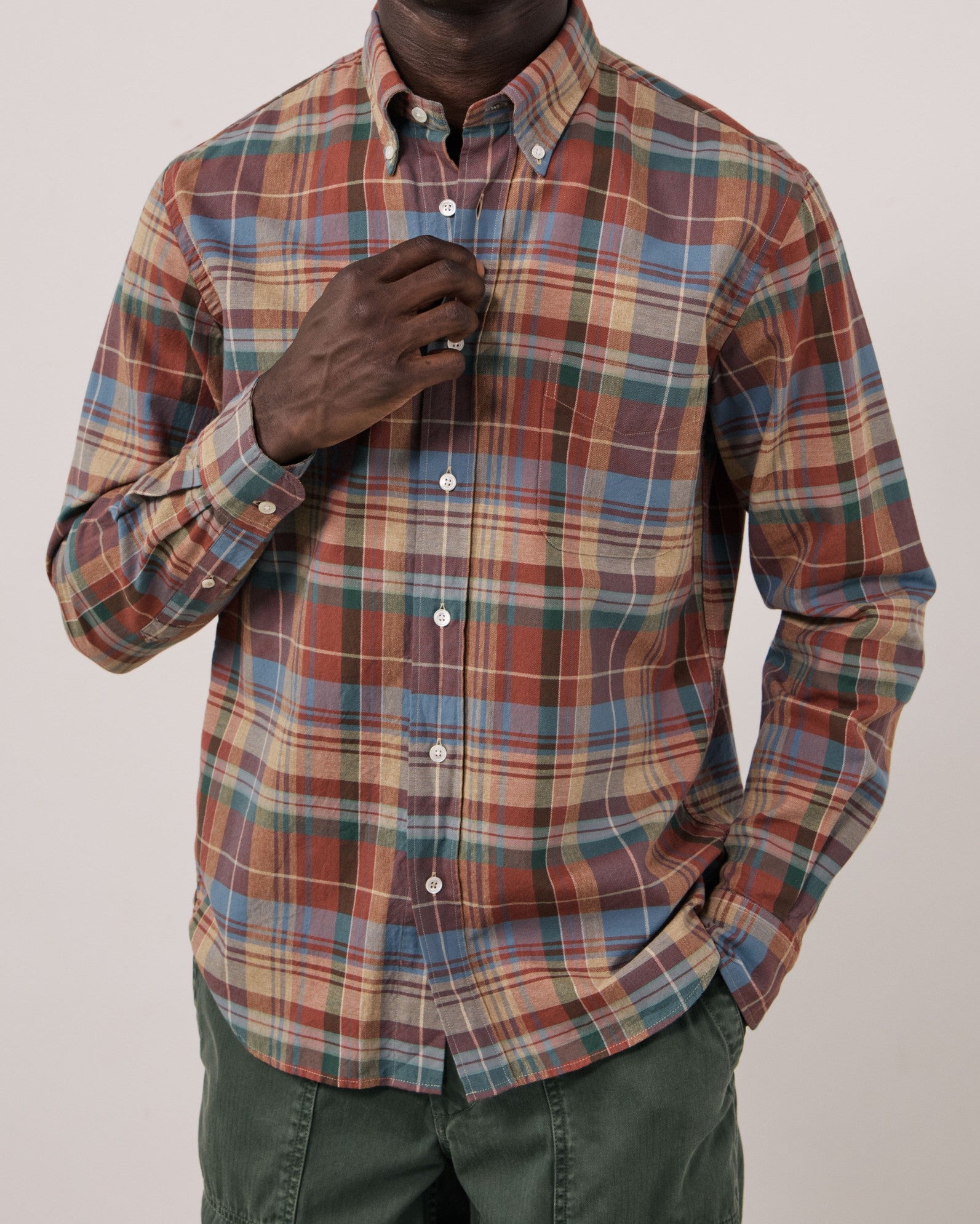 Pitt Plaid Shirt - Copper