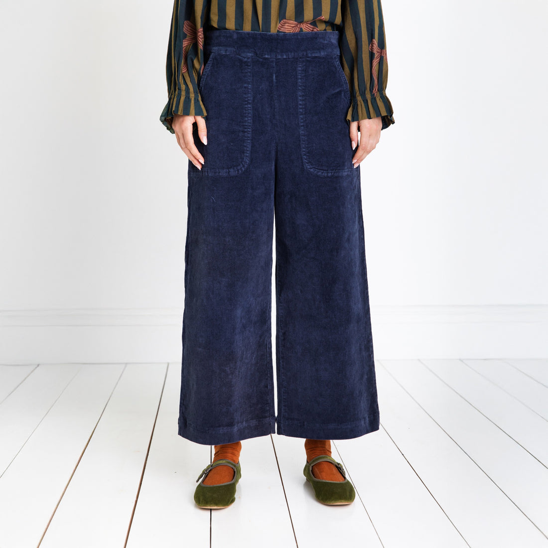 Bijou Wide Leg Trouser - Midnight Navy
