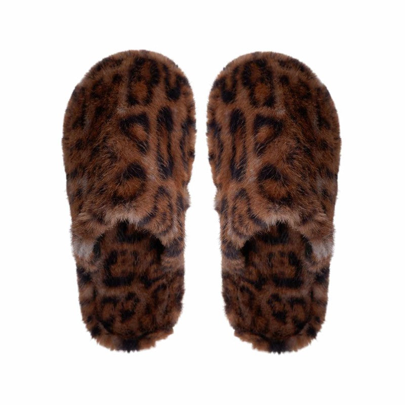 Blaze Slippers - Mocca Leo