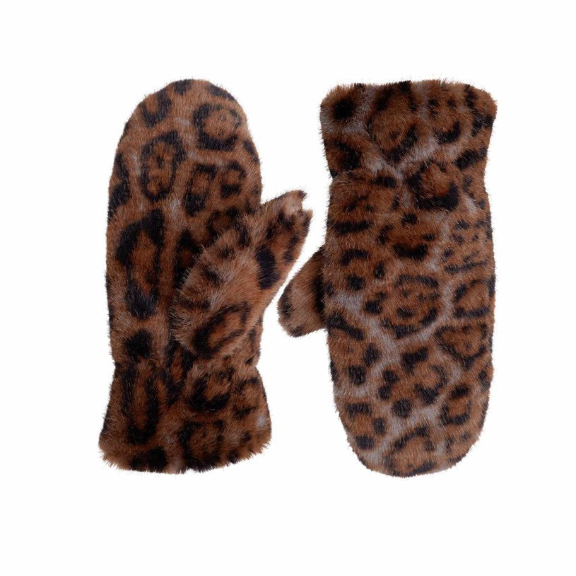 Blaze Soft Mittens - Mocca Leo