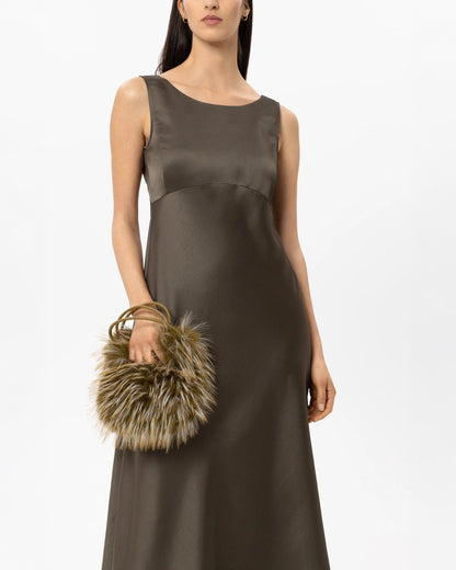 Boho Faux Fur Bag - Olio