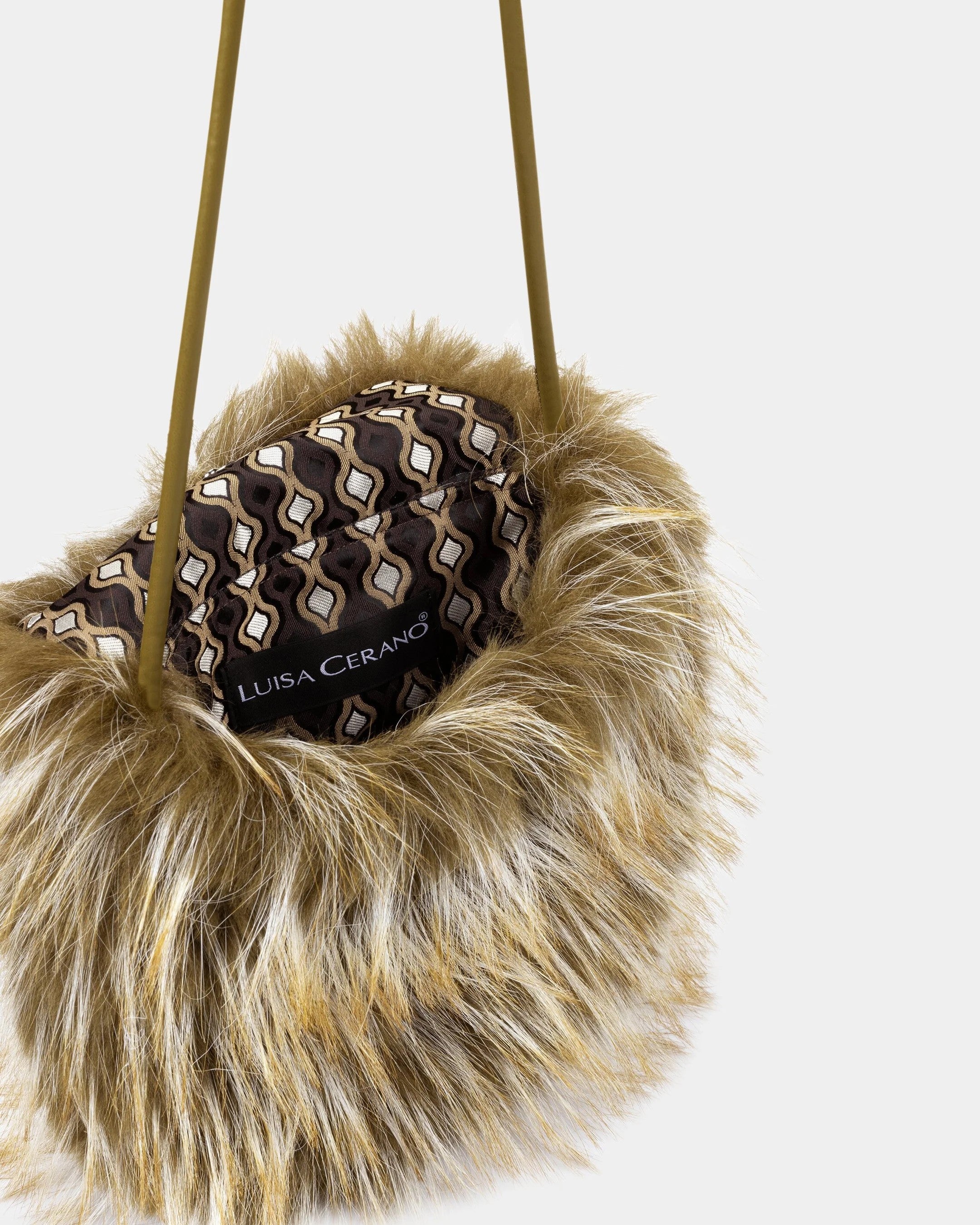 Boho Faux Fur Bag - Olio