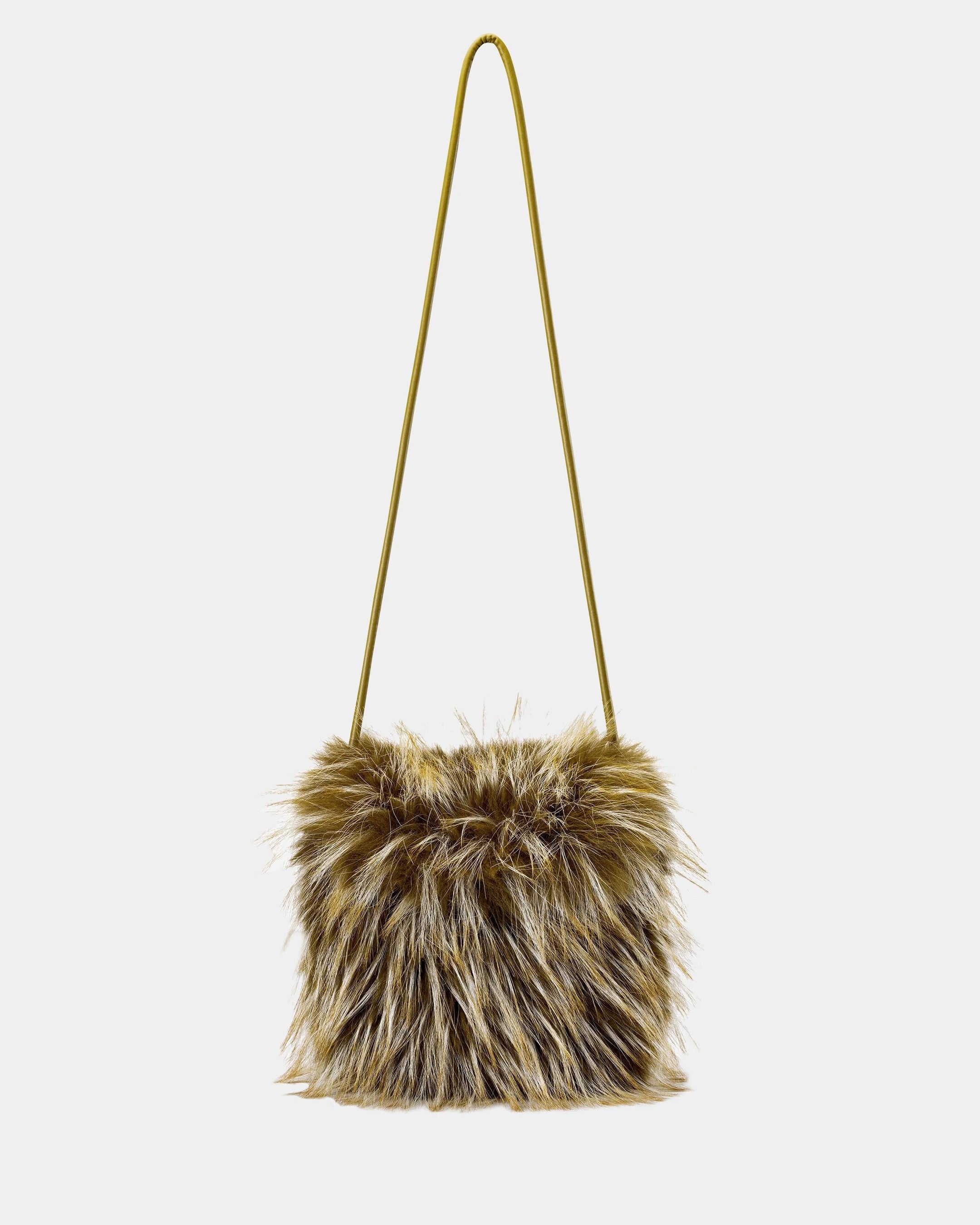 Boho Faux Fur Bag - Olio