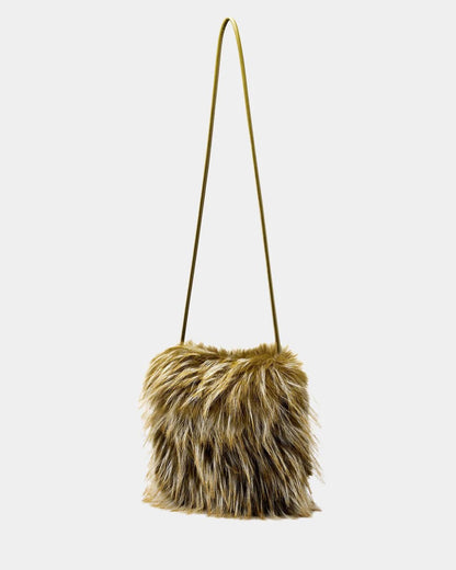 Boho Faux Fur Bag - Olio