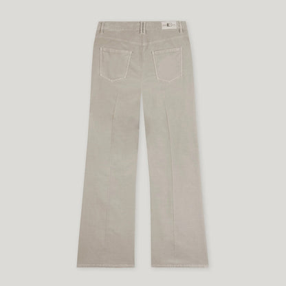 Bootcut Velvet Pant - Oyster