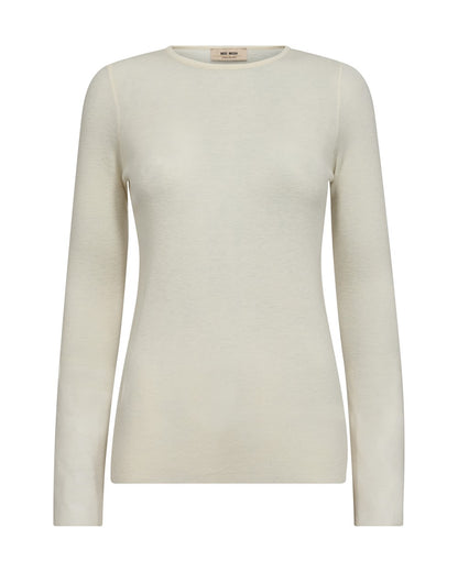 Bouch O-Neck Knit - Ecru