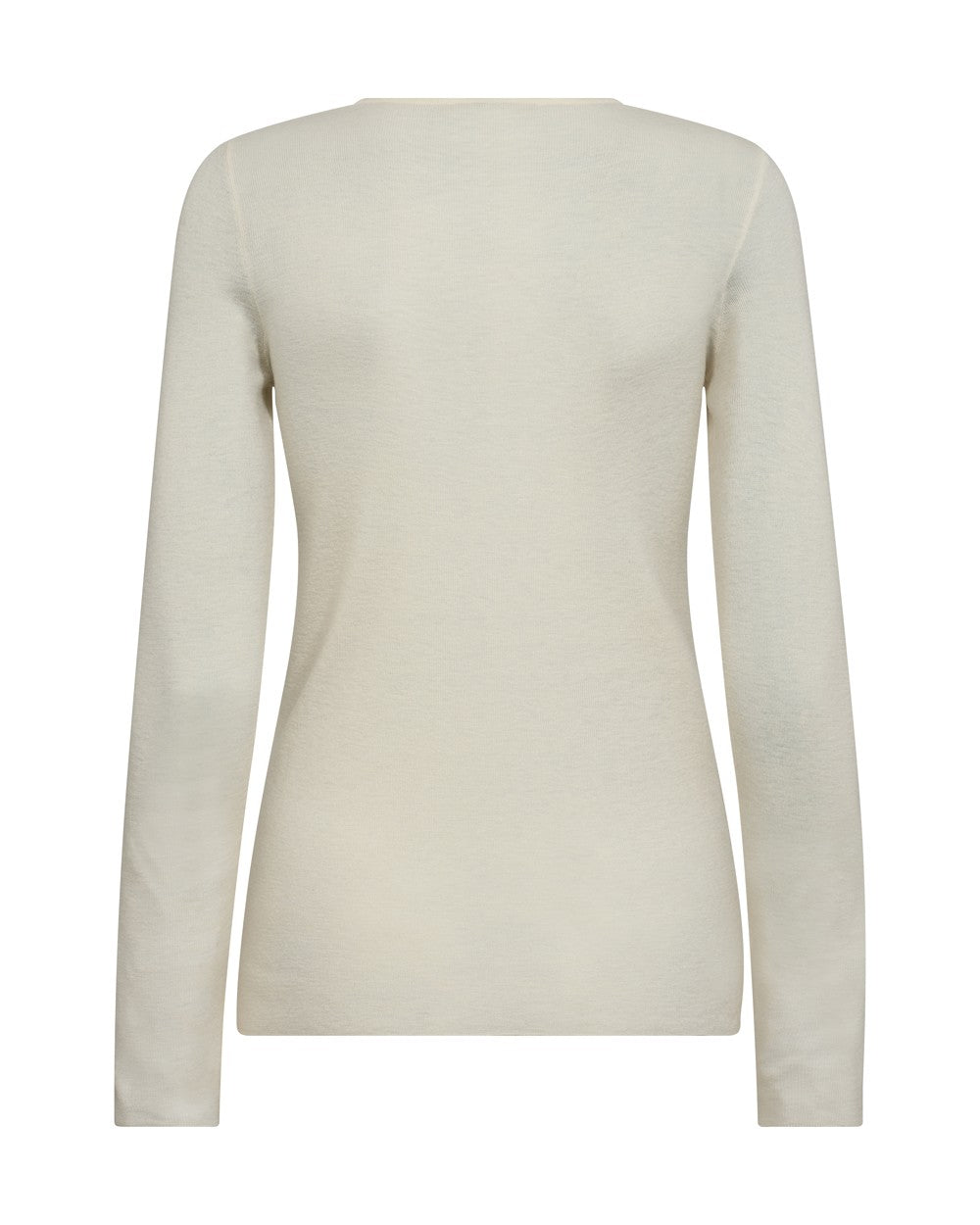 Bouch O-Neck Knit - Ecru