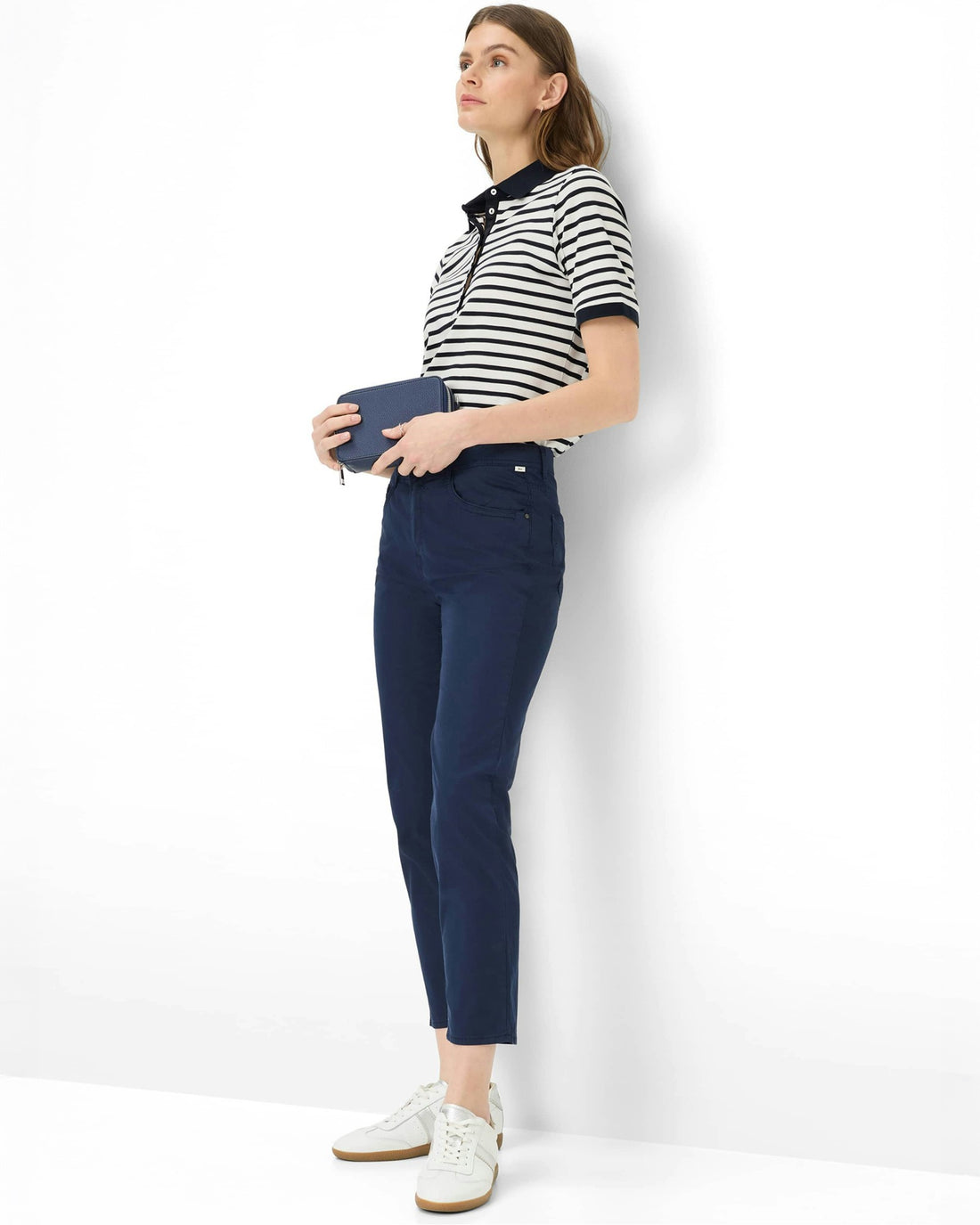 Mary 5 Pocket Trousers - Navy