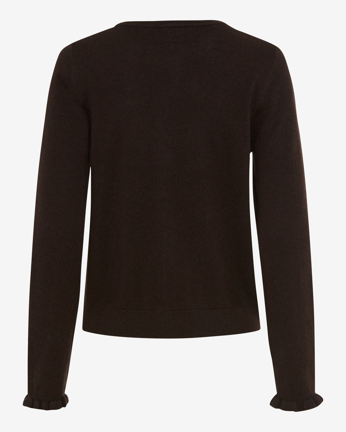 Anne Merino Cashmere Cardigan - Brown