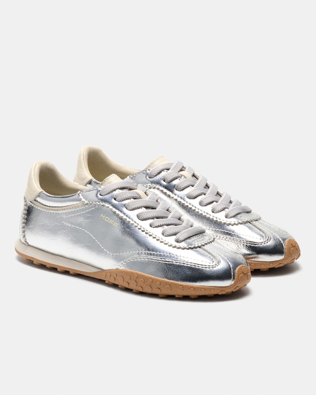 Bridge Metallic Trainer - Silver
