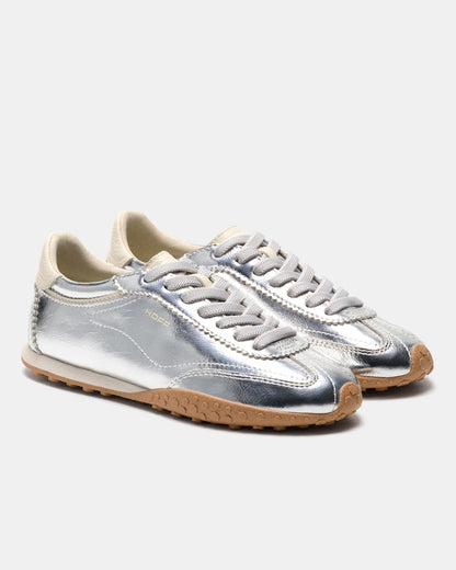 Bridge Metallic Trainer - Silver