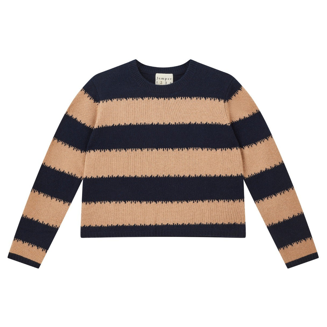Broken Stripe Crew - New Navy Sandstone