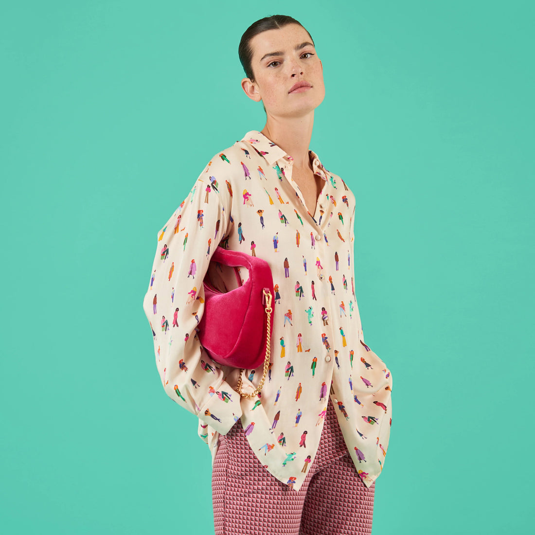 Bromly Blouse - Coloured Ladies Whisper White