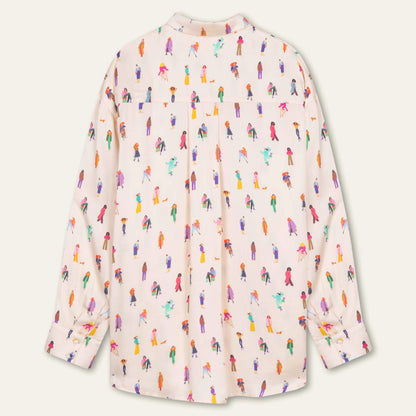 Bromly Blouse - Coloured Ladies Whisper White
