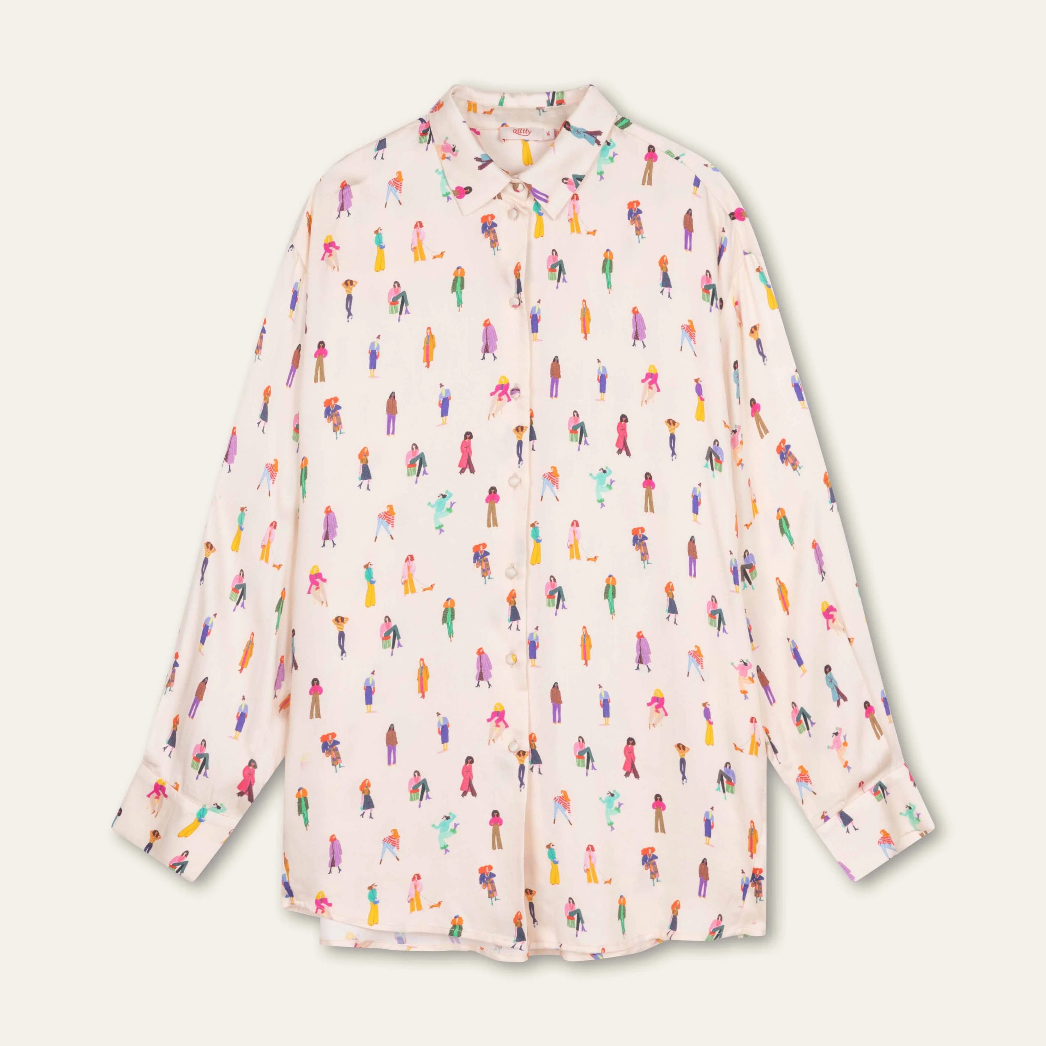 Bromly Blouse - Coloured Ladies Whisper White