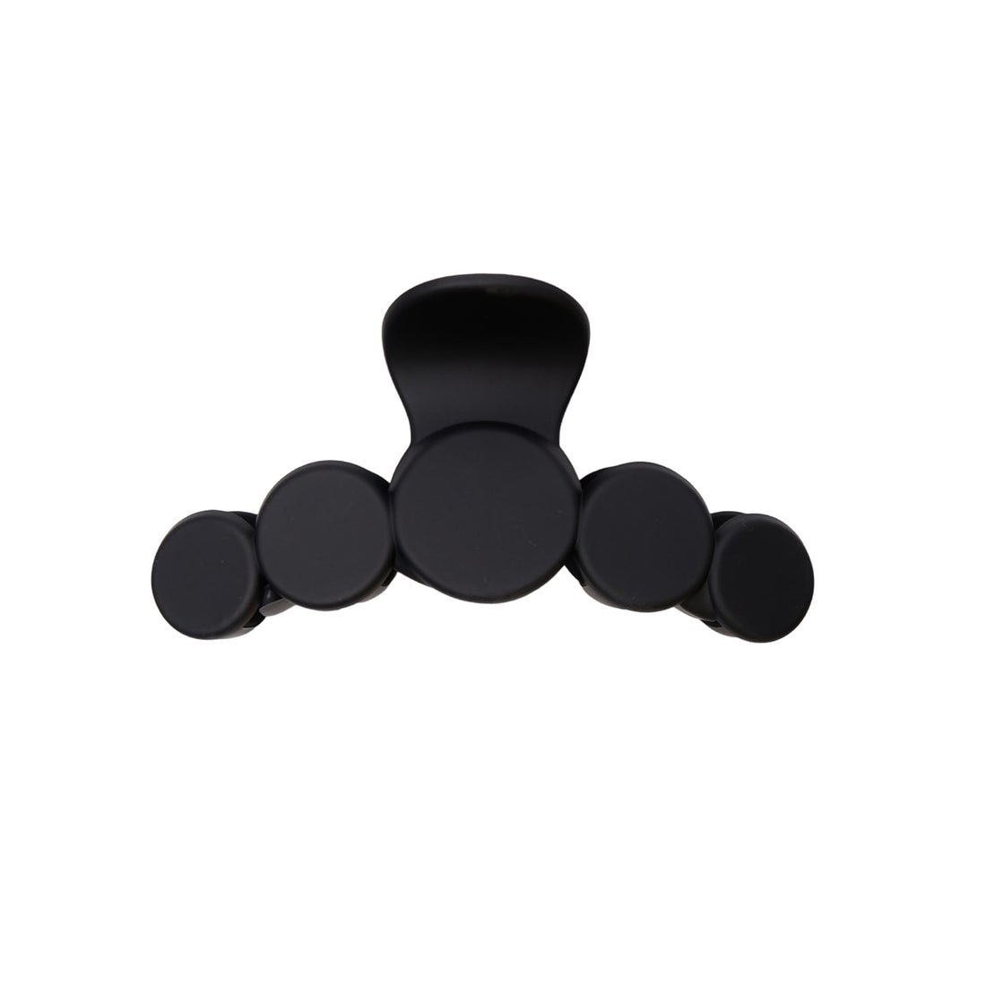 Bubble Big Matt Hair Claw - Black