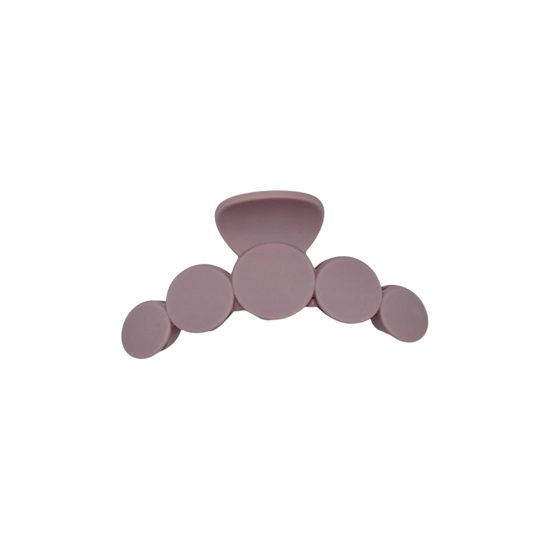 Bubble Matt Hair Claw - Lt. Pink