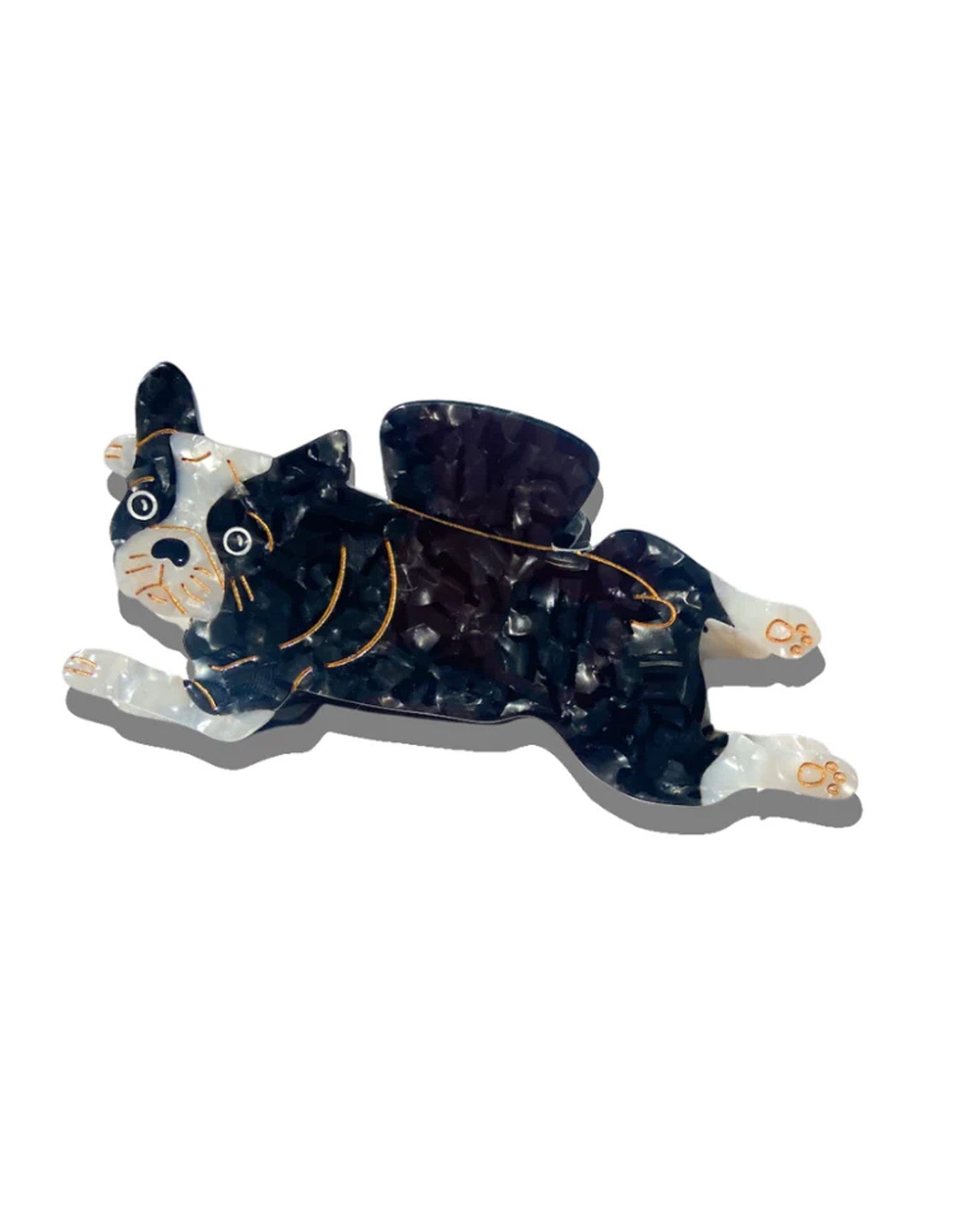 Bulldog Hair Clip -