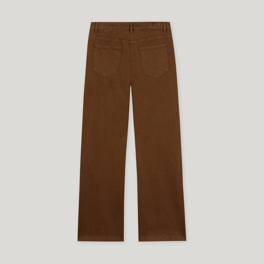 Button Detail Trouser - Walnut