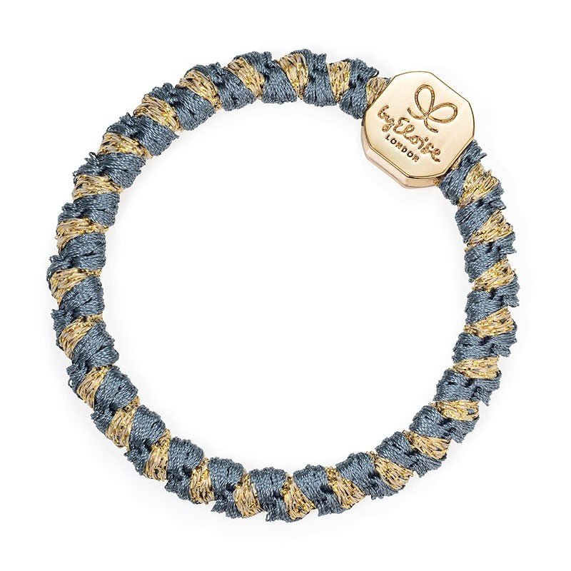 Gold Nugget Woven Hairband - Azure
