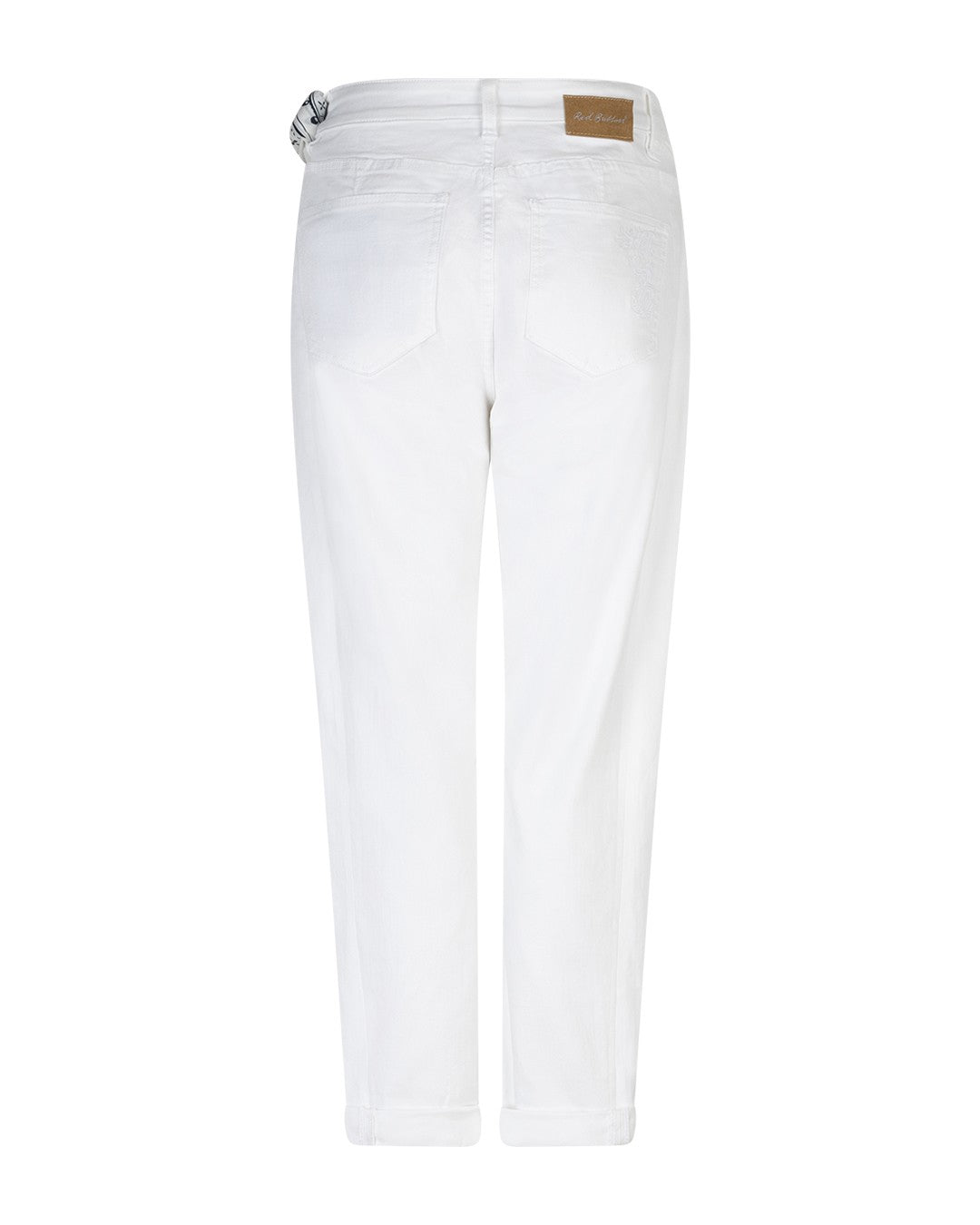 Caitlina Sidepatch Jeans - White