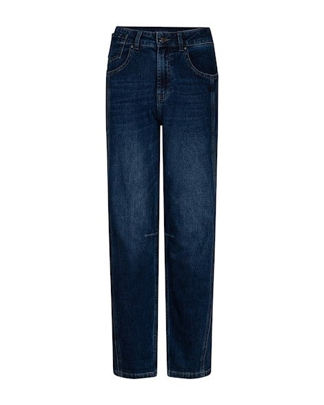 Caitlina Side Patch Jeans - Darkstone