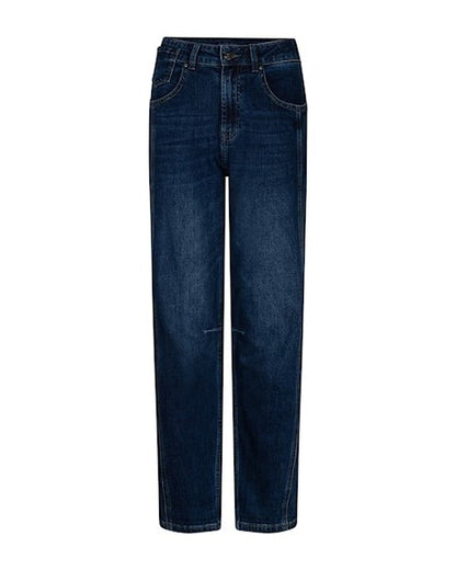 Caitlina Side Patch Jeans - Darkstone