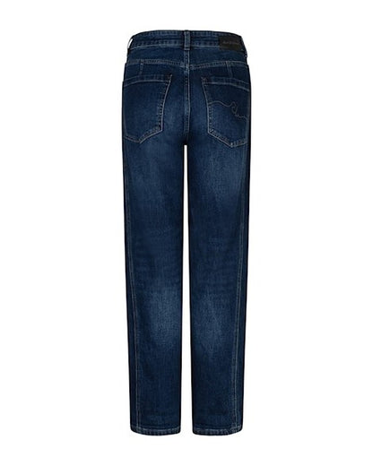Caitlina Side Patch Jeans - Darkstone