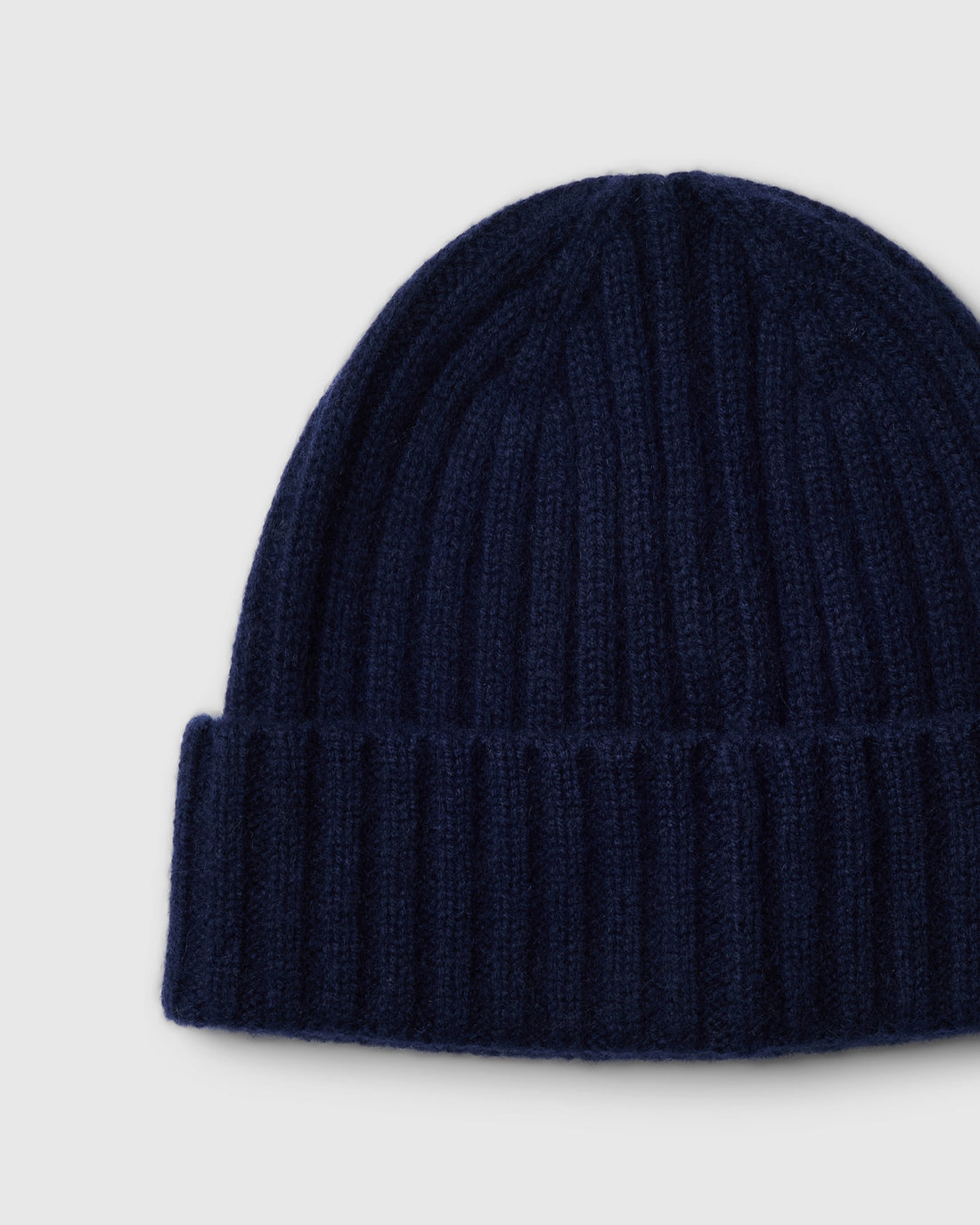 Calle Cashmere Blend Beanie - Navy Blazer