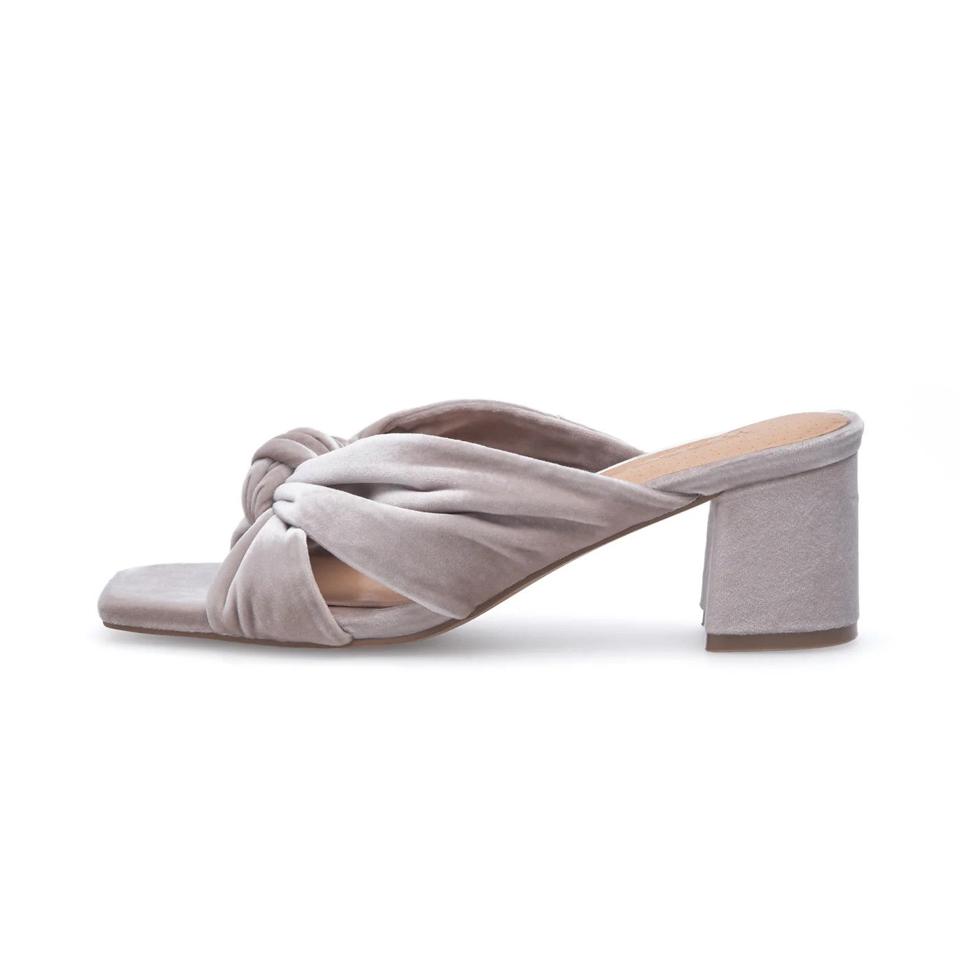 Carla Slip On Heel - Powder