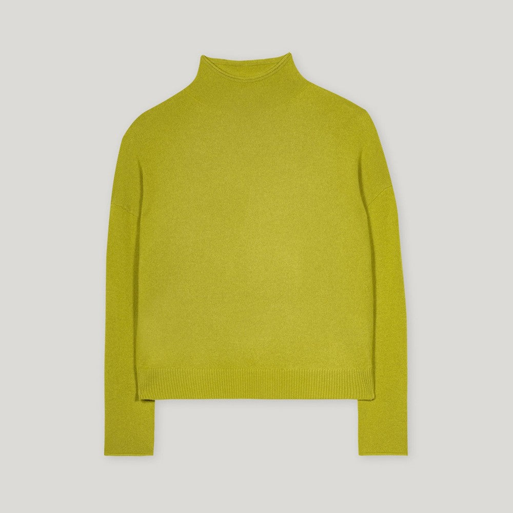 Cashmere Blend Jumper - Acid Green