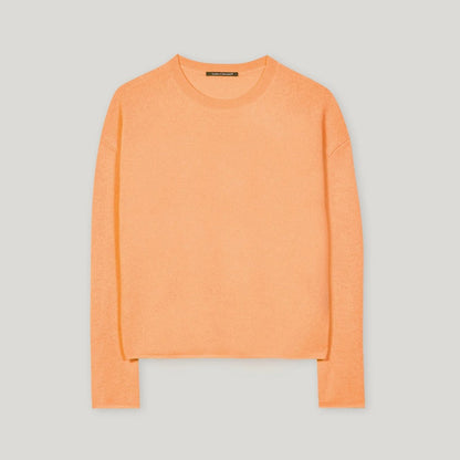 Cashmere/Wool Jumper - Peachy Orange