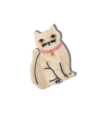 Cat Hair Clip - Cream