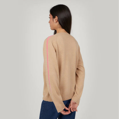 Coro Lace Side Panel Jumper - Baby Camel