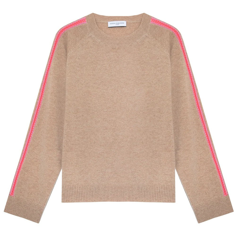 Coro Lace Side Panel Jumper - Baby Camel