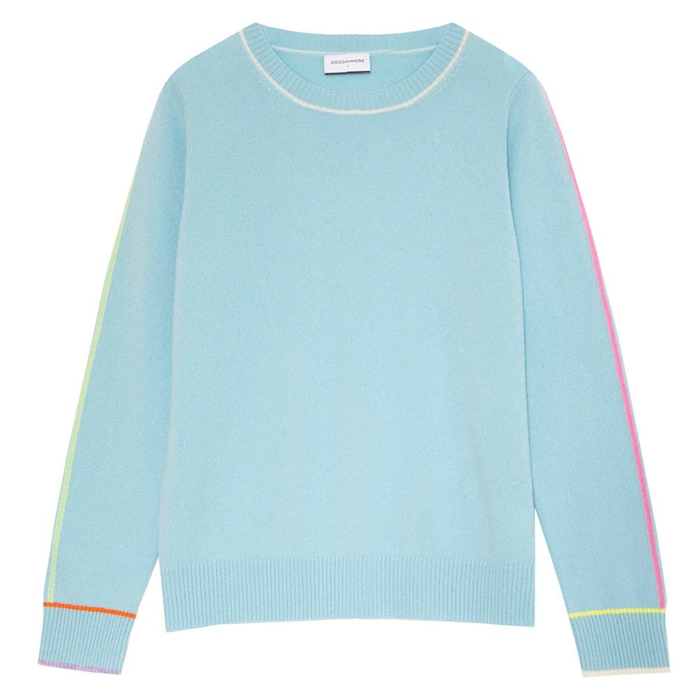 Rayane Stripe Detail Jumper - Bardot Blue