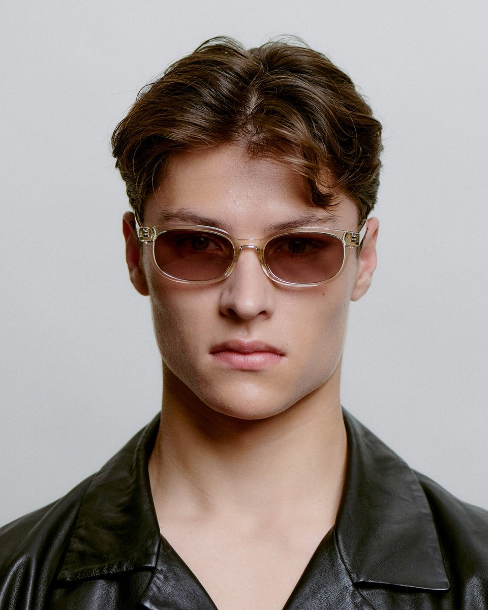 Charlie Sunglasses - Ecru Transparent