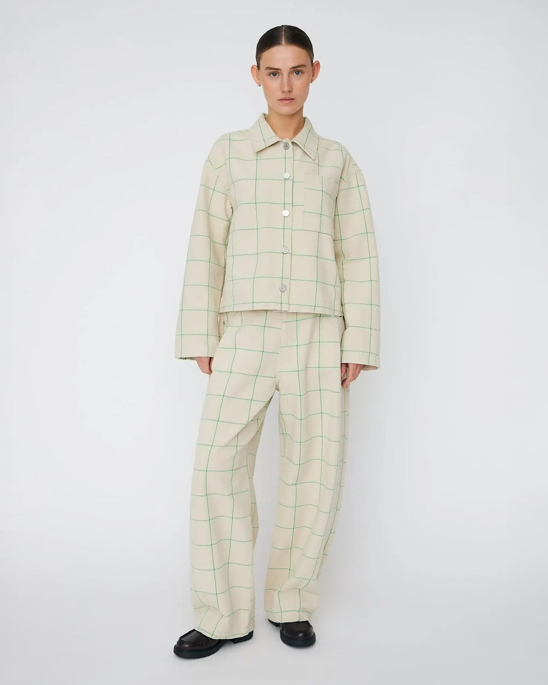 Checked Shirt - Creme Check