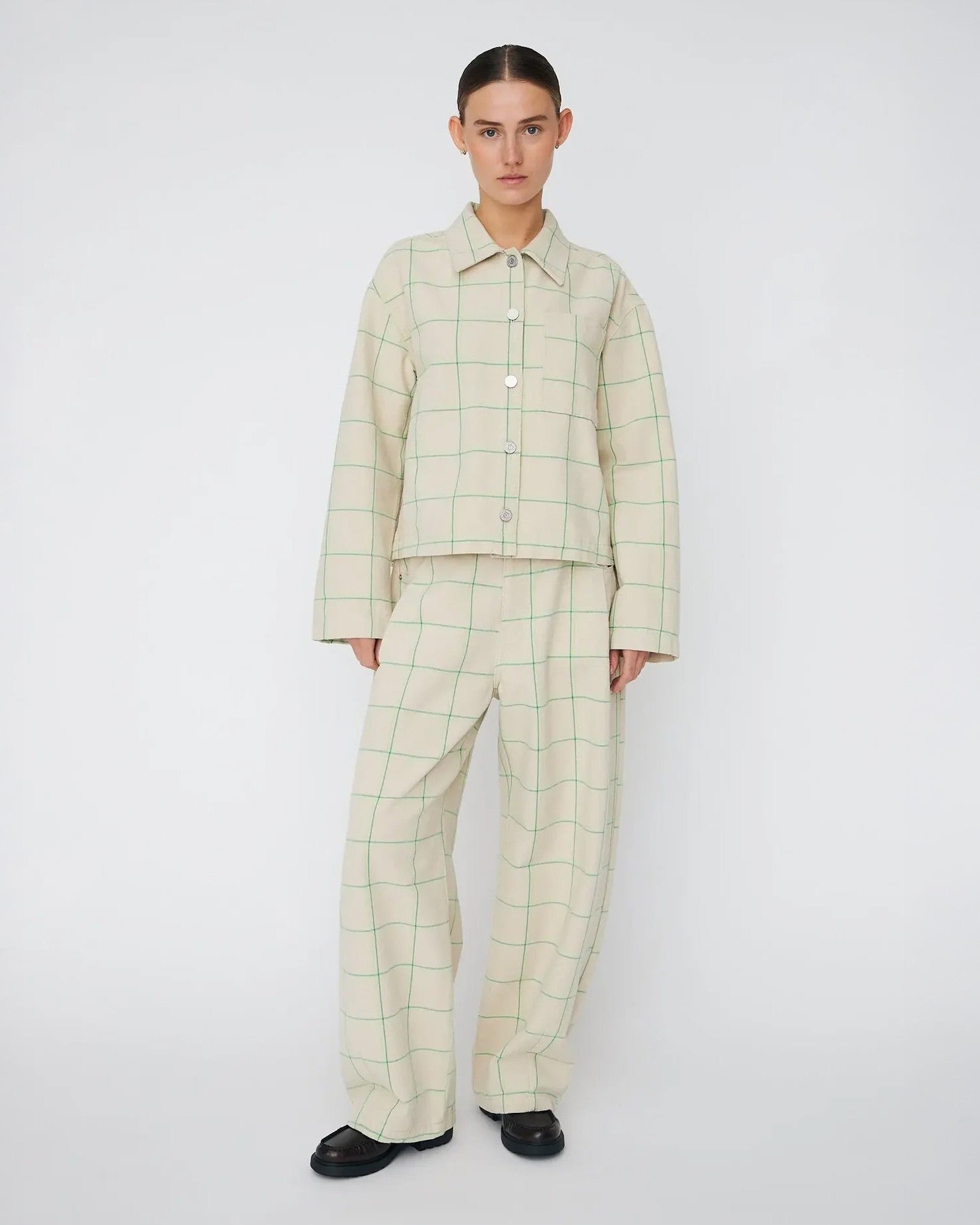 Checked Shirt - Creme Check