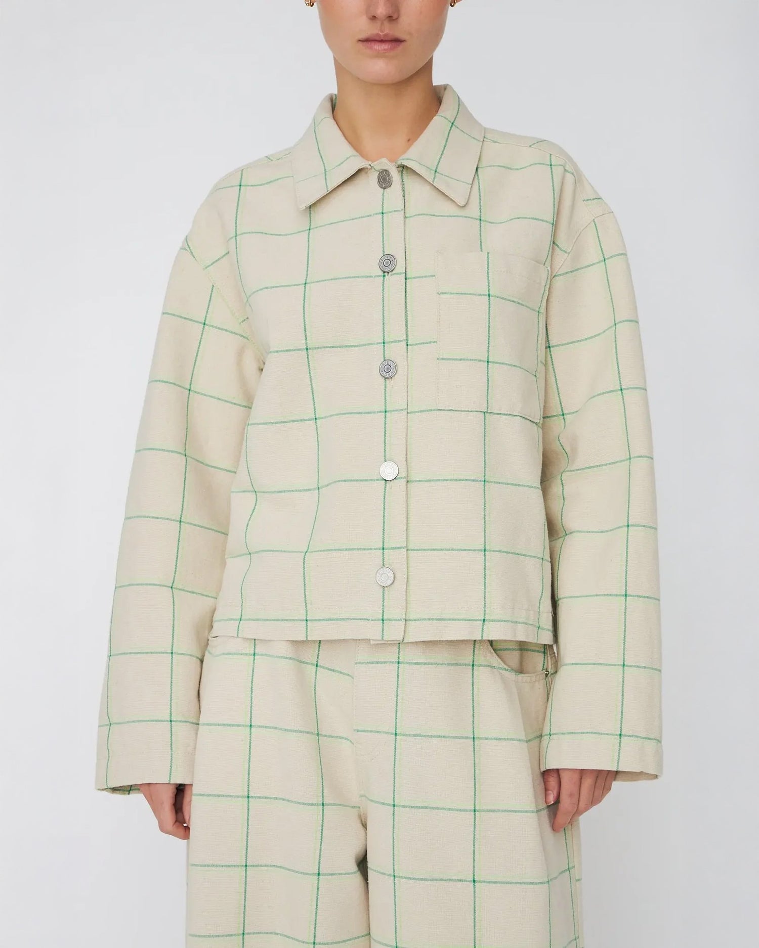Checked Shirt - Creme Check