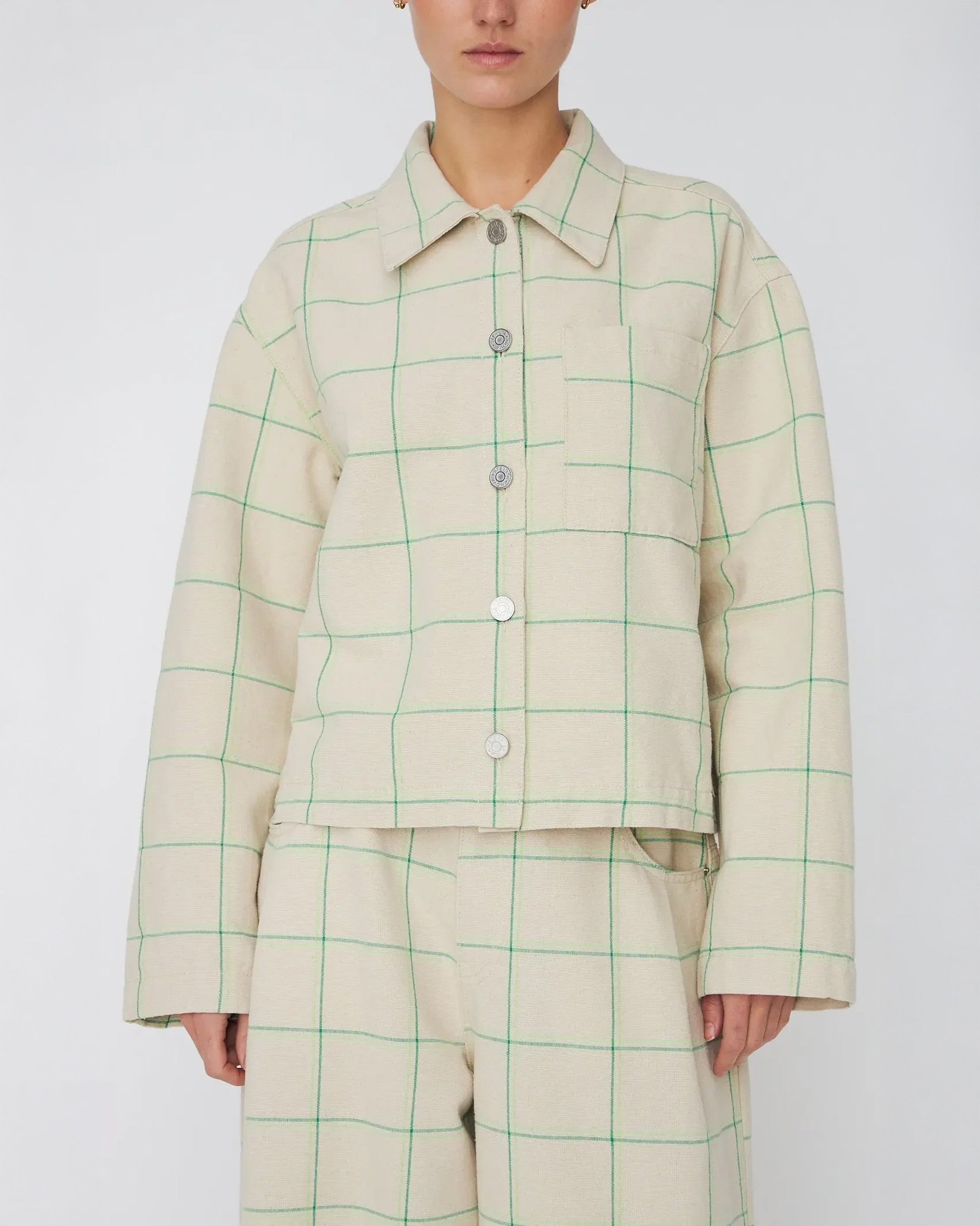 Checked Shirt - Creme Check