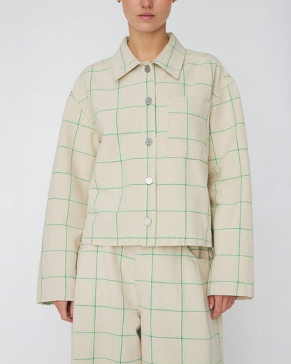 Checked Shirt - Creme Check