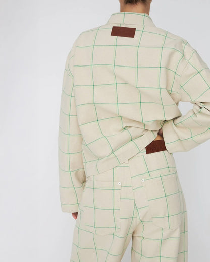 Checked Shirt - Creme Check