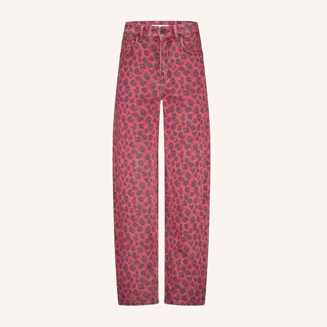 Cheetah Jean - Red