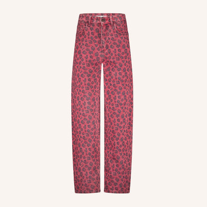 Cheetah Jean - Red
