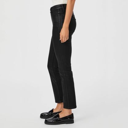 Cindy Coated Trousers - Black Fog Luxe Coating
