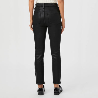 Cindy Coated Trousers - Black Fog Luxe Coating