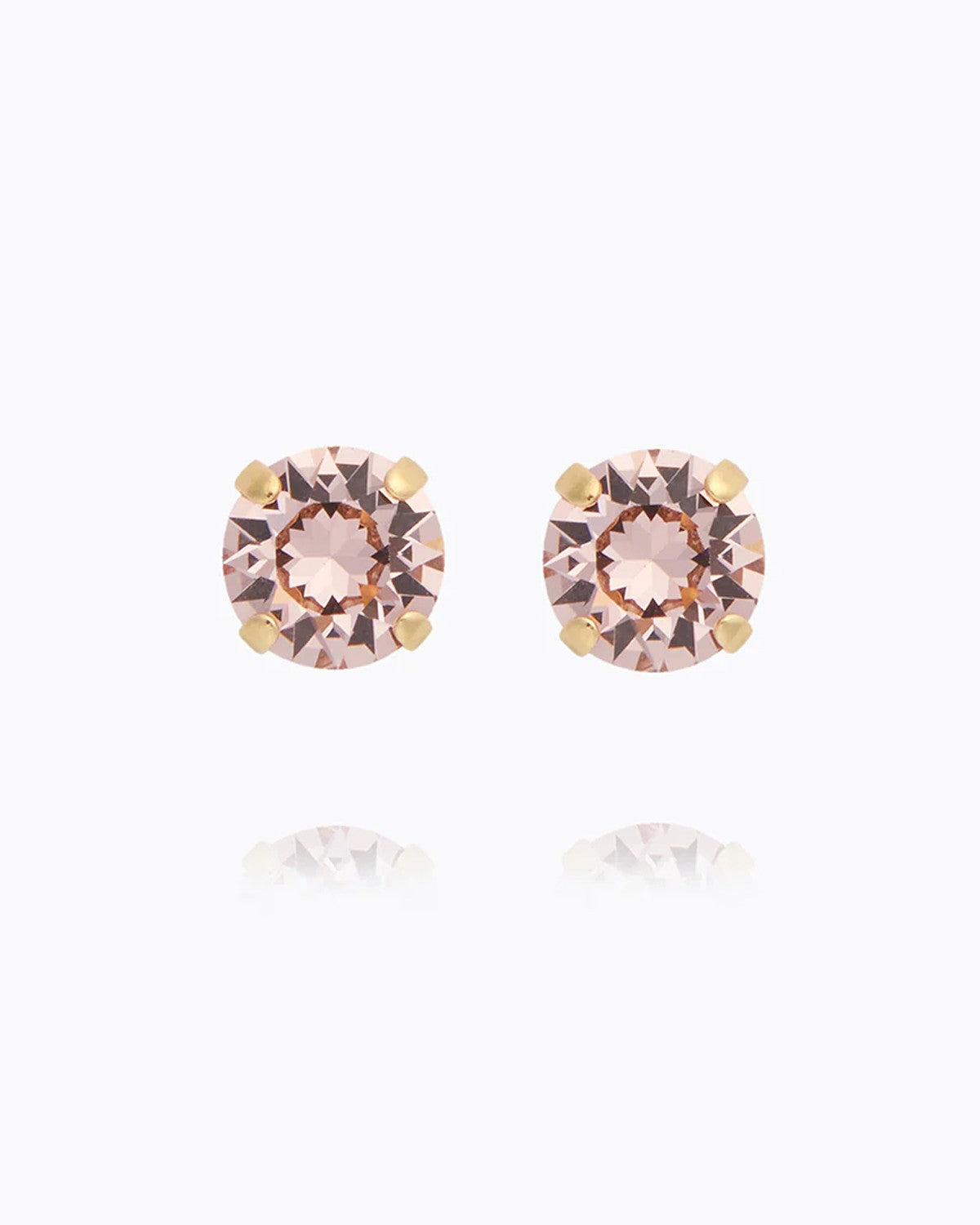 Classic Stud Earrings Gold - Vintage Rose