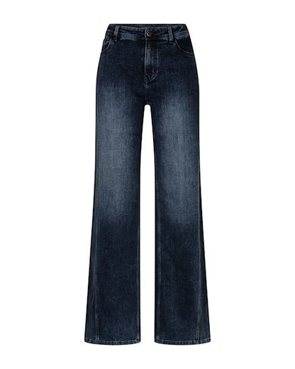 Claudette Insert Jeans - Blue Black